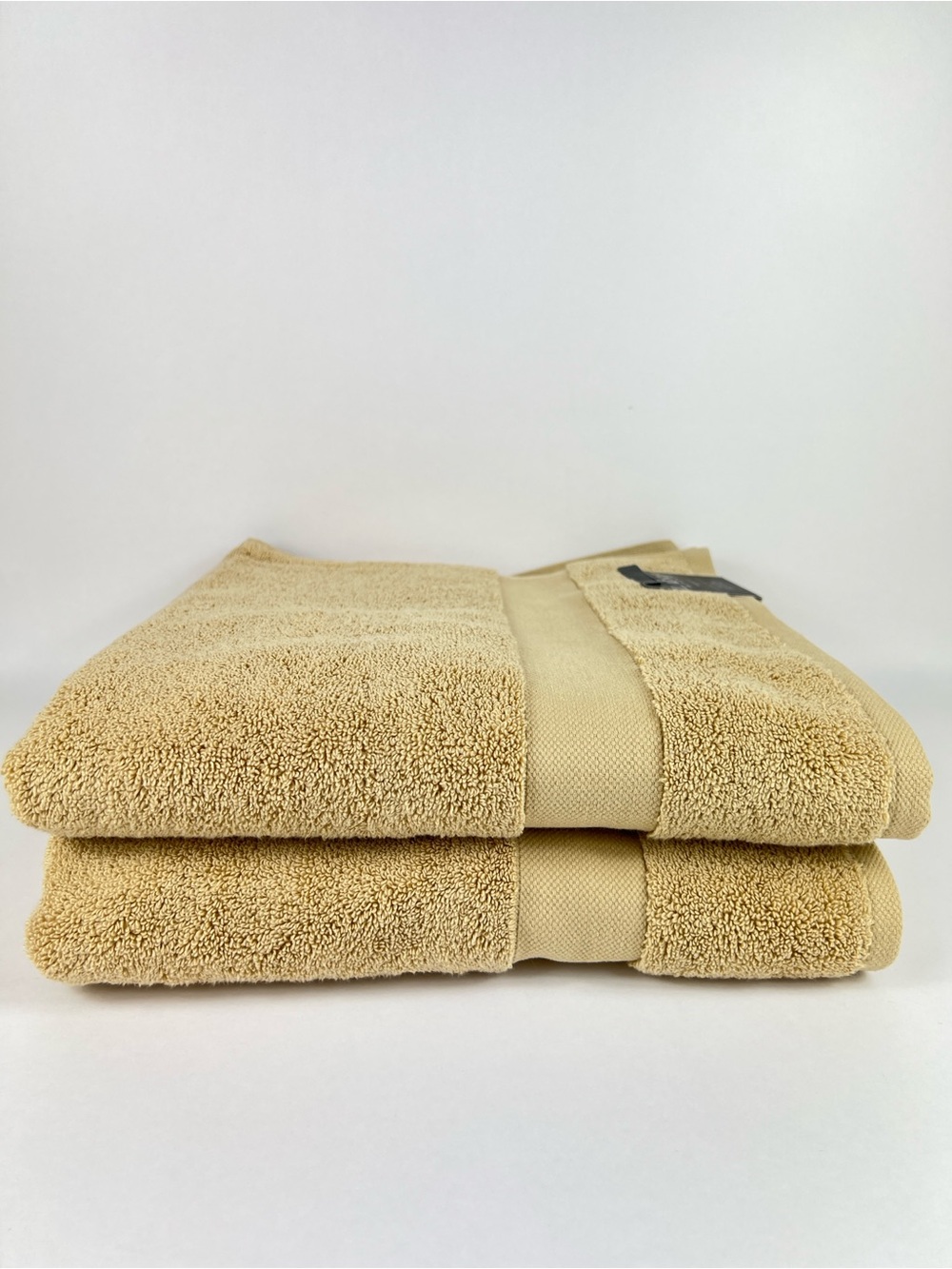 Ralph Lauren Wescott Bath Towels Soft Achre Plush 100% Cotton 2 Pc Set NEW